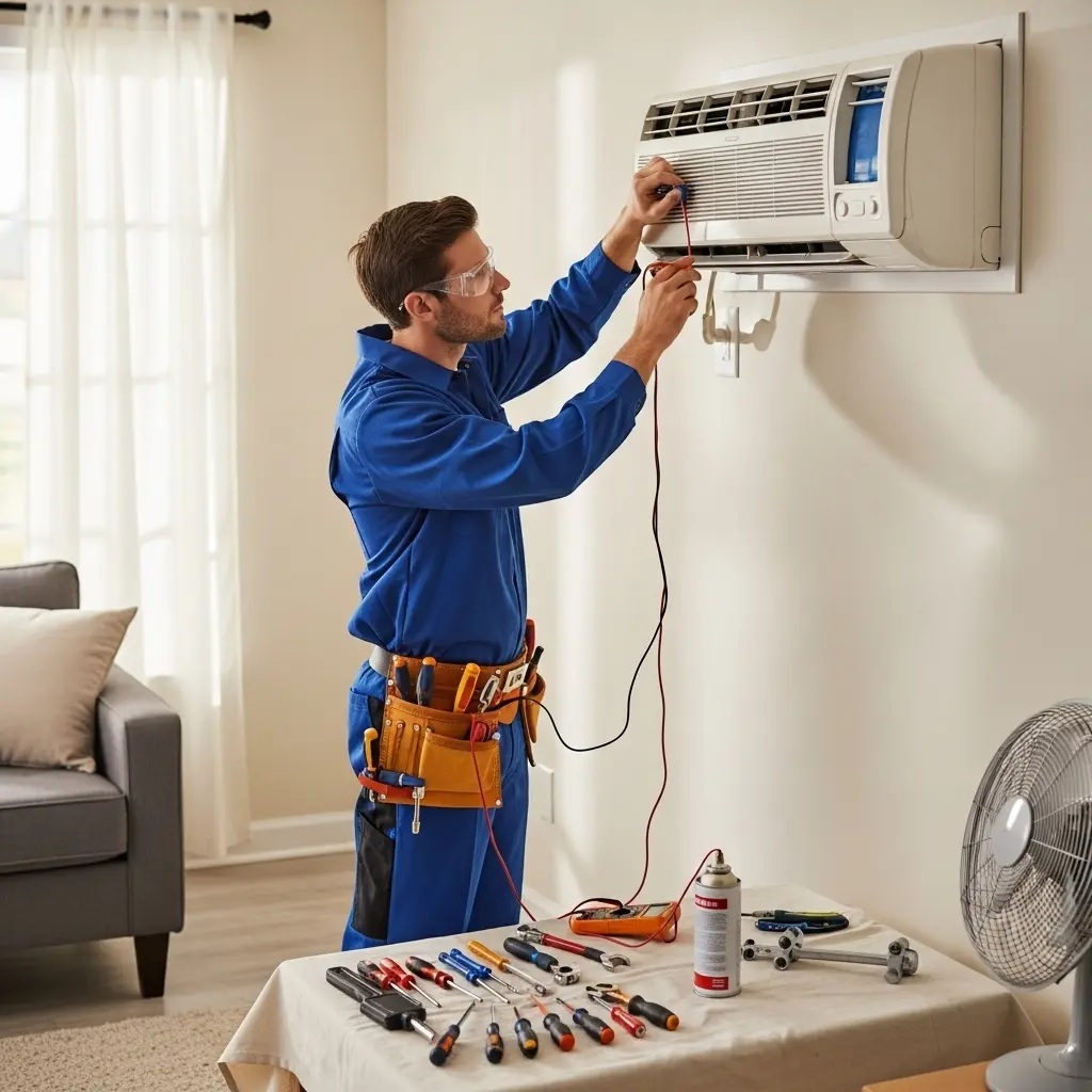 Köprübaşı Electrolux Electrolux klima gaz dolumu ve bakım – Enerji verimliliği artırıldı. - Teknik servis örneği